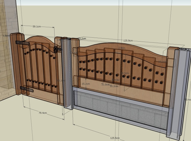 Our New Gate - Joint Fit - Transparent view