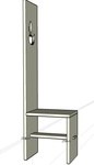 Basic Highback Chair Side